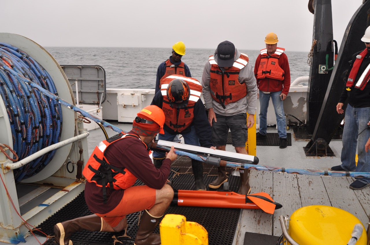 Streamer depth control device, or bird U.S. Geological Survey